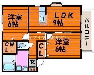 クスの木　Ｃ棟の物件間取画像